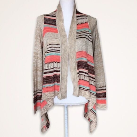Bonfire Open Knitted Cardigan- Buttons - Picture 1 of 6